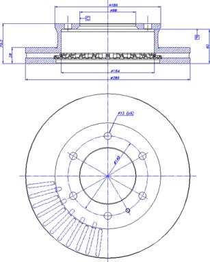 CAR 142.1649 - Тормозной диск autosila-amz.com