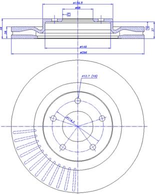 CAR 142.1602 - Тормозной диск autosila-amz.com