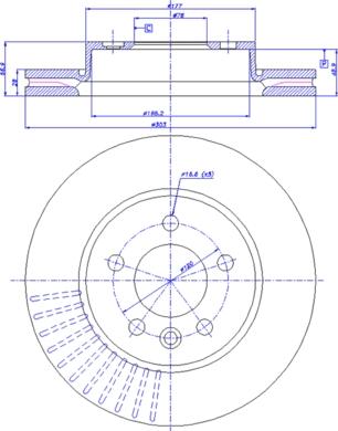 CAR 142.1619 - Тормозной диск autosila-amz.com