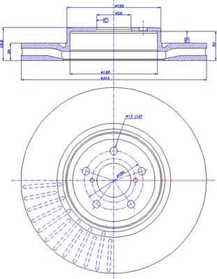 CAR 142.1617 - Тормозной диск autosila-amz.com