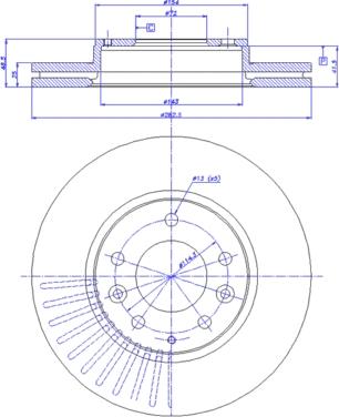 CAR 142.1095 - Тормозной диск autosila-amz.com