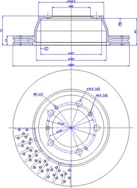 CAR 142.1054 - Тормозной диск autosila-amz.com