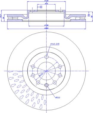 CAR 142.1085 - Тормозной диск autosila-amz.com