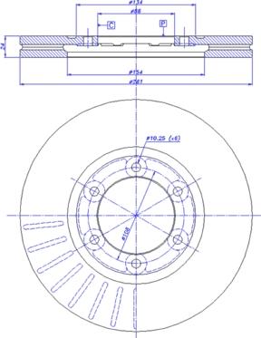 CAR 142.1039 - Тормозной диск autosila-amz.com