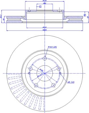 CAR 142.1140 - Тормозной диск autosila-amz.com