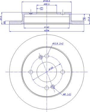 CAR 142.1147 - Тормозной диск autosila-amz.com