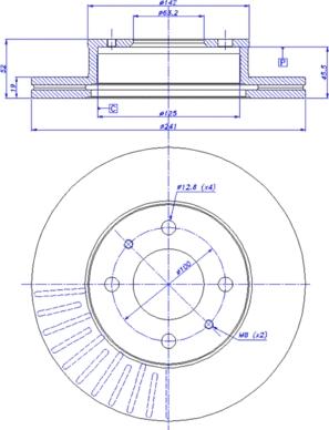 CAR 142.1151 - Тормозной диск autosila-amz.com