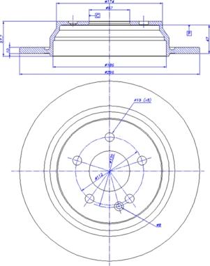 CAR 142.1100 - Тормозной диск autosila-amz.com