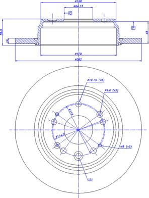 CAR 142.1108 - Тормозной диск autosila-amz.com