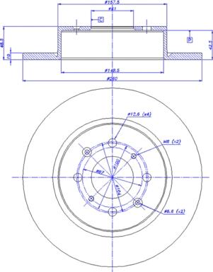 CAR 142.1110 - Тормозной диск autosila-amz.com