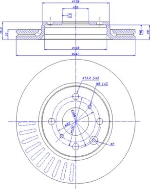 CAR 142.1123 - Тормозной диск autosila-amz.com