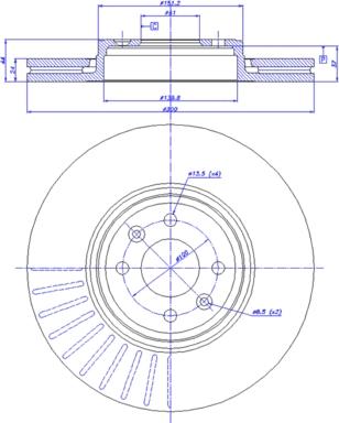 CAR 142.1179 - Тормозной диск autosila-amz.com