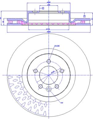 CAR 142.1394 - Тормозной диск autosila-amz.com