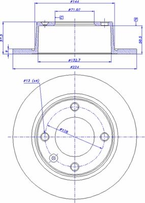 CAR 142.139 - Тормозной диск autosila-amz.com