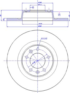 CAR 142.1315 - Тормозной диск autosila-amz.com