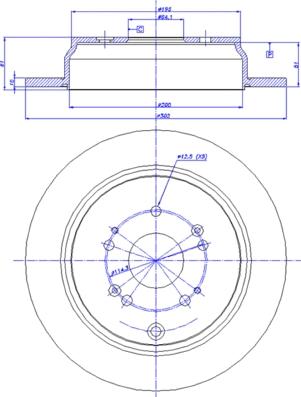 CAR 142.1336 - Тормозной диск autosila-amz.com