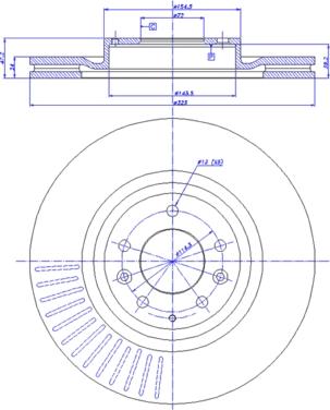 CAR 142.1326 - Тормозной диск autosila-amz.com