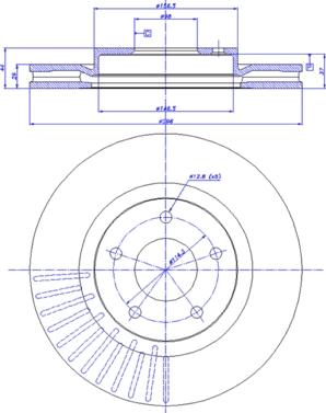 CAR 142.1320 - Тормозной диск autosila-amz.com