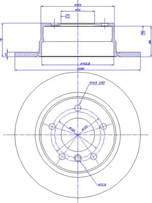 CAR 142.1328 - Тормозной диск autosila-amz.com