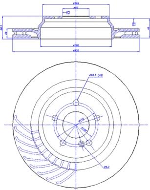 Magneti Marelli 600000090540 - Тормозной диск autosila-amz.com