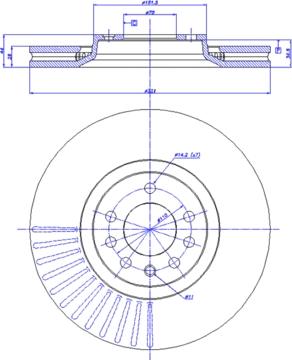 CAR 142.1249 - Тормозной диск autosila-amz.com