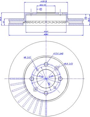 CAR 142.1240 - Тормозной диск autosila-amz.com