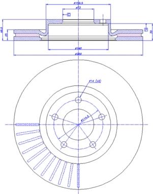 CAR 142.1267 - Тормозной диск autosila-amz.com