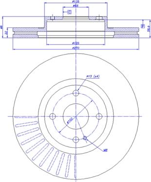 CAR 142.1210 - Тормозной диск autosila-amz.com