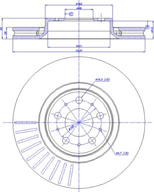 CAR 142.1283 - Тормозной диск autosila-amz.com