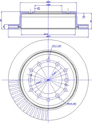 CAR 142.1282 - Тормозной диск autosila-amz.com