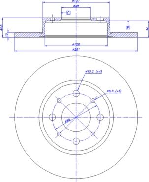 CAR 142.1232 - Тормозной диск autosila-amz.com