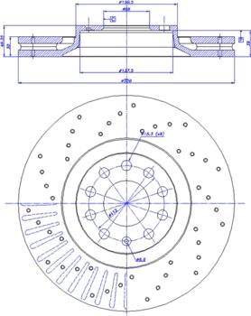 Frigair X602195 - Тормозной диск autosila-amz.com