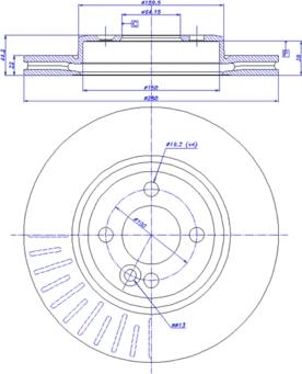 CAR 142.1223 - Тормозной диск autosila-amz.com