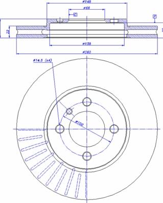 CAR 142.127 - Тормозной диск autosila-amz.com