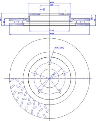 CAR 142.1745 - Тормозной диск autosila-amz.com