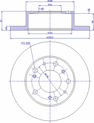 CAR 142.175 - Тормозной диск autosila-amz.com