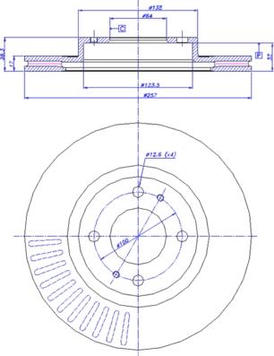 CAR 142.1717 - Тормозной диск autosila-amz.com