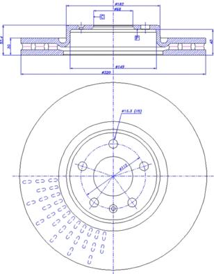 CAR 142.1788 - Тормозной диск autosila-amz.com