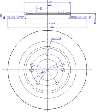 CAR 142.1735 - Тормозной диск autosila-amz.com