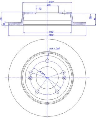 CAR 142.1778 - Тормозной диск autosila-amz.com