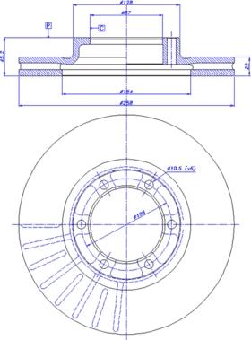 CAR 142.849 - Тормозной диск autosila-amz.com