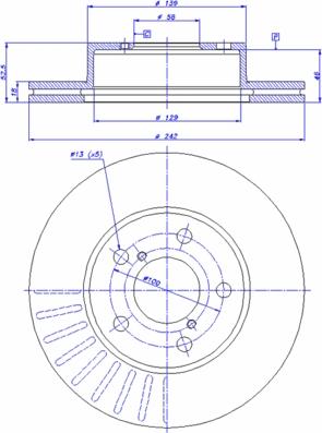 CAR 142.850 - Тормозной диск autosila-amz.com