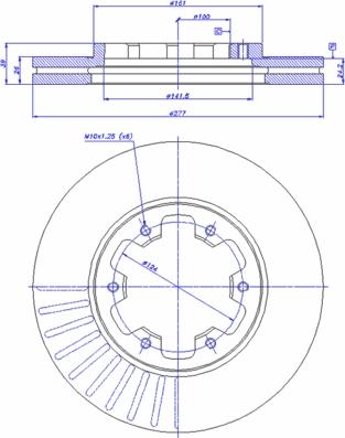 CAR 142.880 - Тормозной диск autosila-amz.com