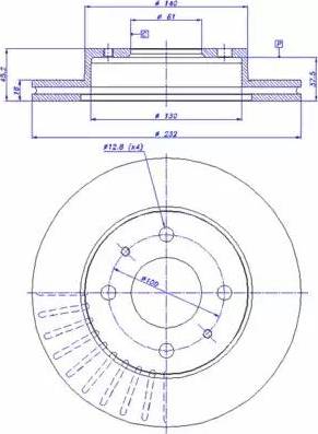 CAR 142.882 - Тормозной диск autosila-amz.com