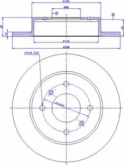 CAR 142.872 - Тормозной диск autosila-amz.com