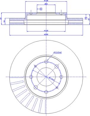 CAR 142.399 - Тормозной диск autosila-amz.com