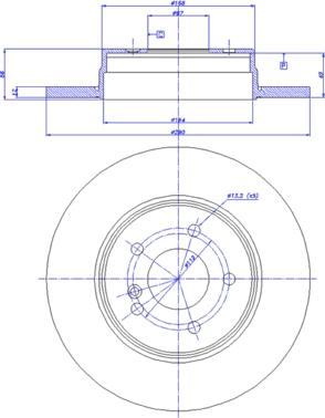 CAR 142.394 - Тормозной диск autosila-amz.com