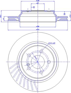 CAR 142.393 - Тормозной диск autosila-amz.com