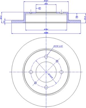 CAR 142.377 - Тормозной диск autosila-amz.com