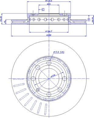 CAR 142.285 - Тормозной диск autosila-amz.com